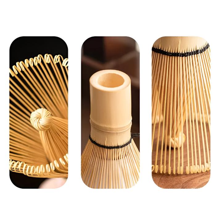 8-Piece Matcha Set with Handmade Ceramic Bowl 550 ml and Bamboo Tools 1