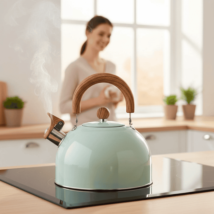 Stainless Steel Whistling Kettle 2.5L for Induction, Gas and Ceramic Cooktops 3