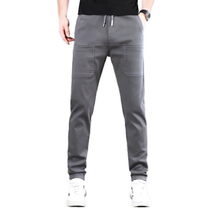 Men's Stretch Cargo Pants in Nylon/Spandex with 6 Pockets, Water Repellent, Quick Dry 1