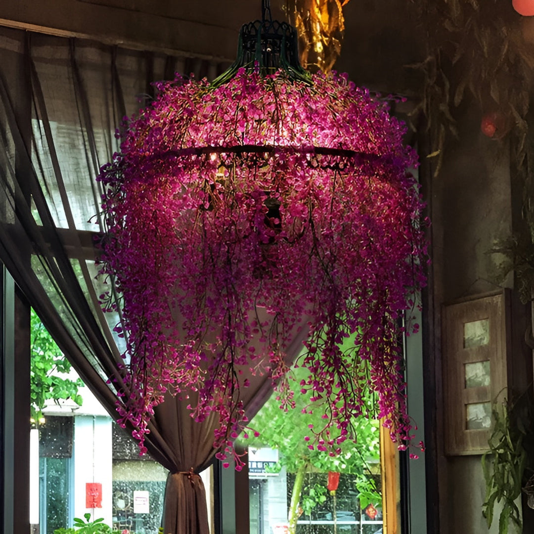 Industrial 3-Light Chandelier in Metal and Acrylic for Indoor Decor 5
