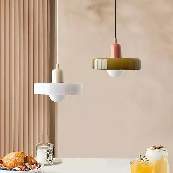Bauhaus Stained Glass Pendant Lamp 31