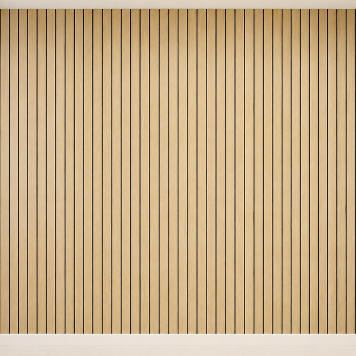 Self-Adhesive Peel and Stick 3D Slat Wall Panel Rolls 32