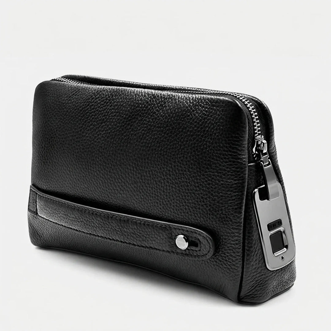 Biometric Lock Men's Clutch Bag - Gripsafe