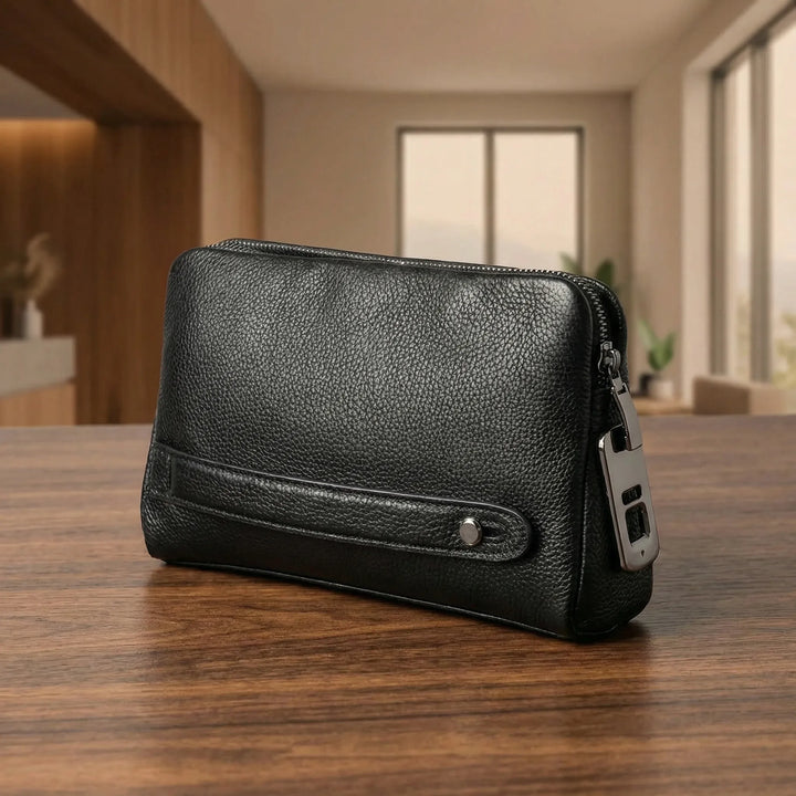 Biometric Lock Men's Clutch Bag - Gripsafe