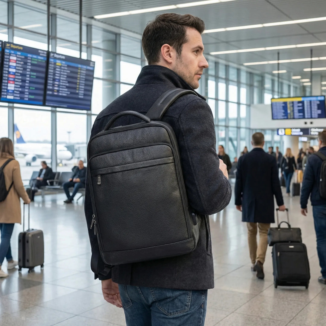 Biometric-Lock Men's Everyday Backpack - Lockridge