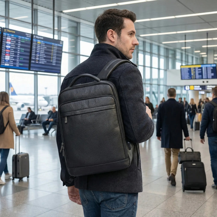 Biometric-Lock Men's Everyday Backpack - Lockridge