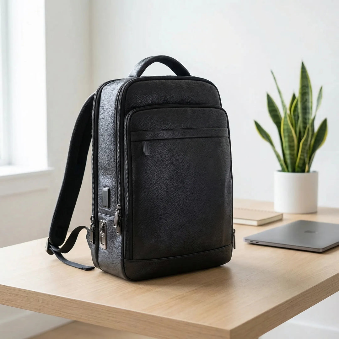 Biometric-Lock Men's Everyday Backpack - Lockridge