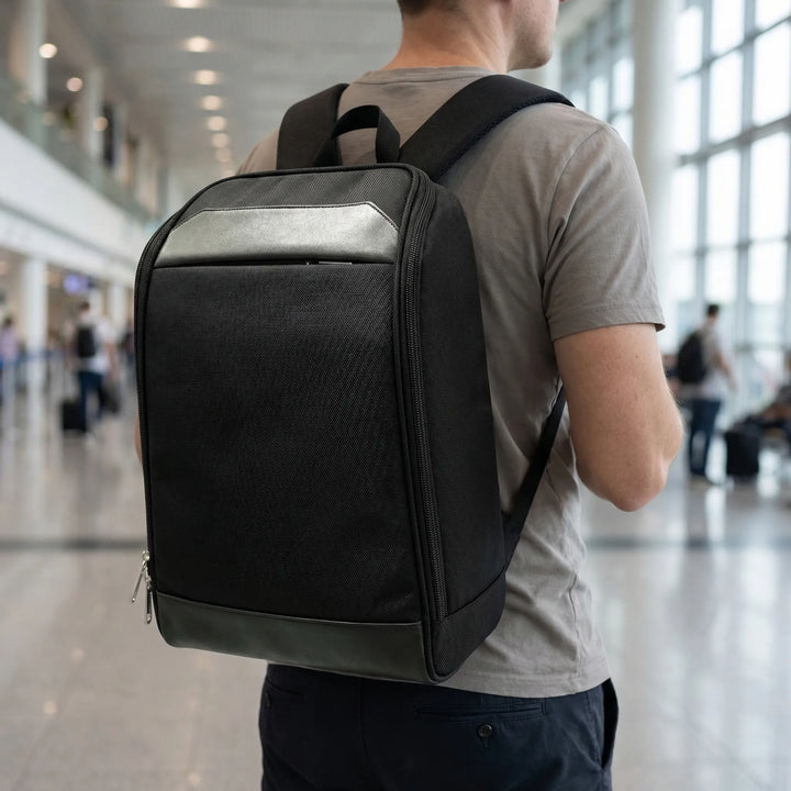 Fingerprint-Secured Business Travel Backpack - Vaultrek