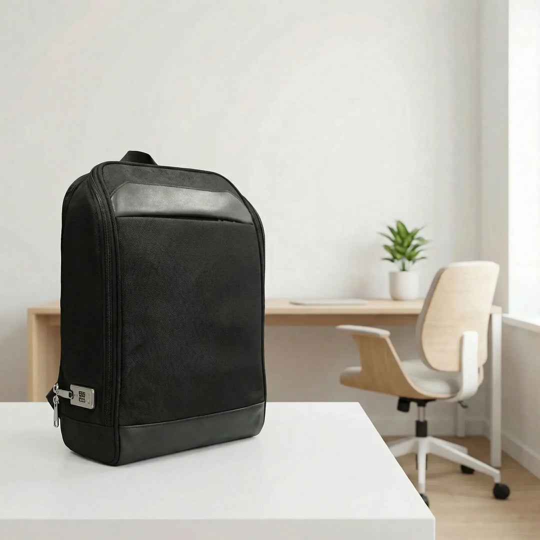 Fingerprint-Secured Business Travel Backpack - Vaultrek