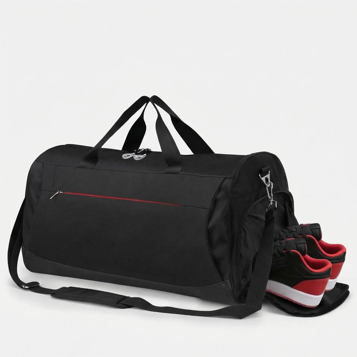 Black Sports Duffel Bag - Volara