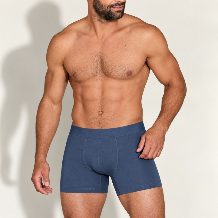 Soft Modal Boxer Briefs, Longer Leg, Non-Riding-Up Underwear 1