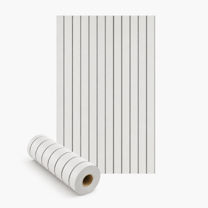 Self-Adhesive Peel and Stick 3D Slat Wall Panel Rolls 8
