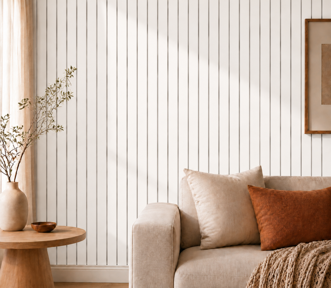 Self-Adhesive Peel and Stick 3D Slat Wall Panel Rolls 21