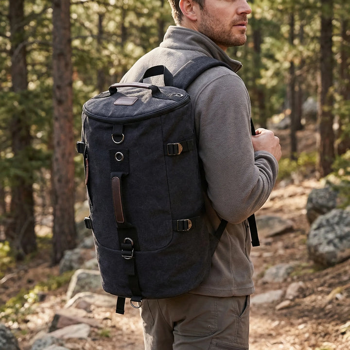 Large Capacity Bucket-Style Travel Backpack - Roampack