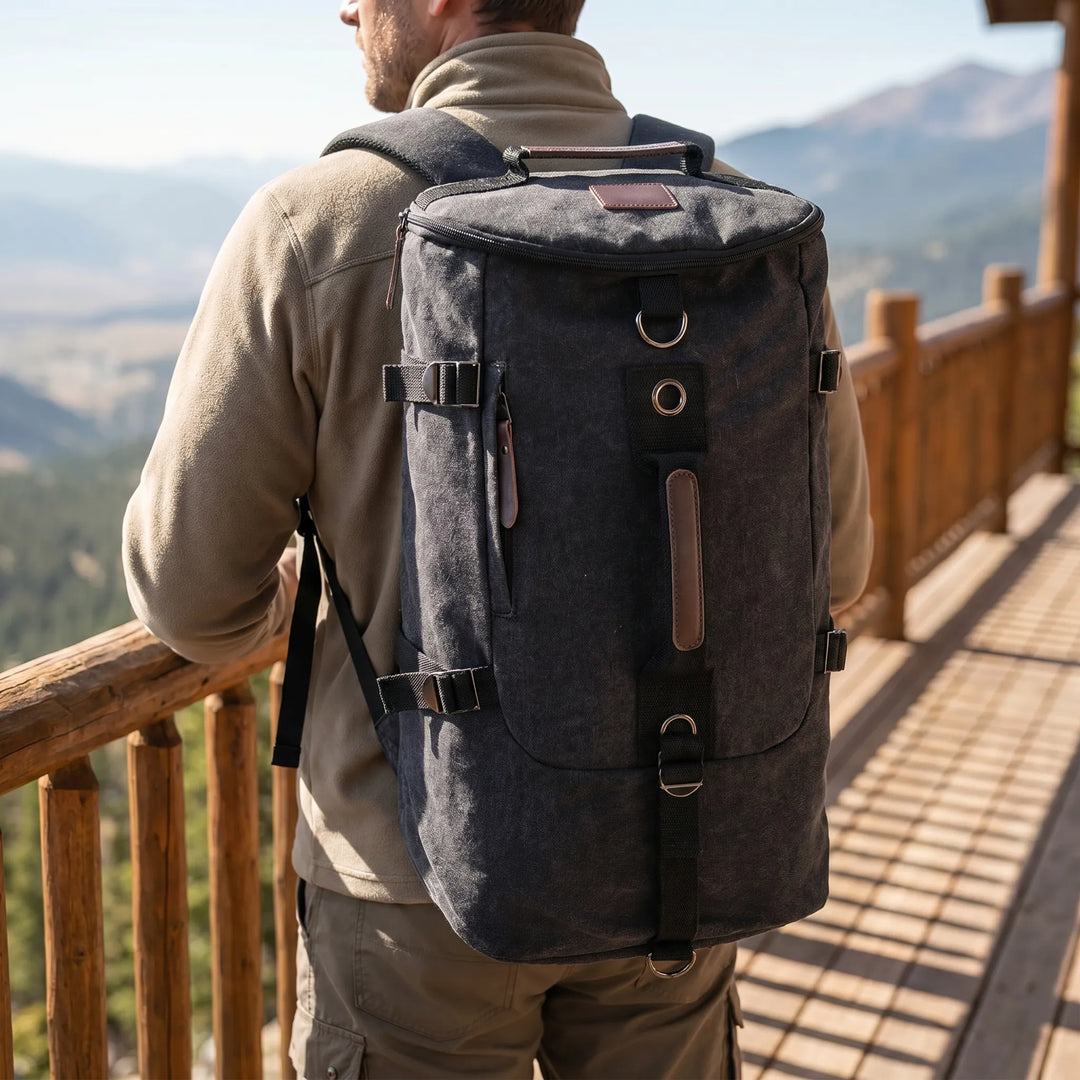 Large Capacity Bucket-Style Travel Backpack - Roampack