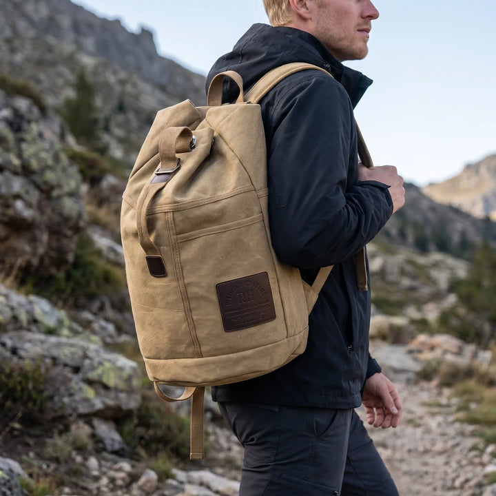 Large Capacity Bucket-Style Travel Backpack - Packavel