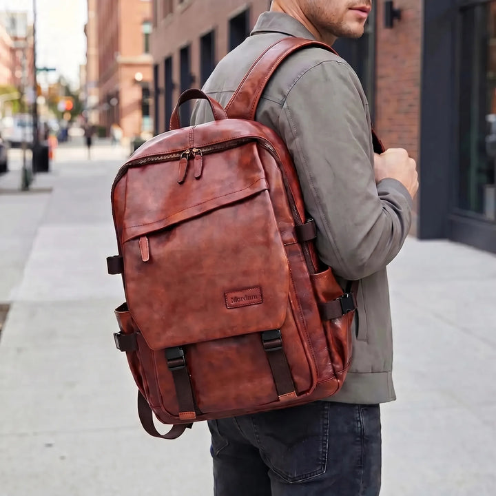 Burnished Vintage Backpack - Journiq