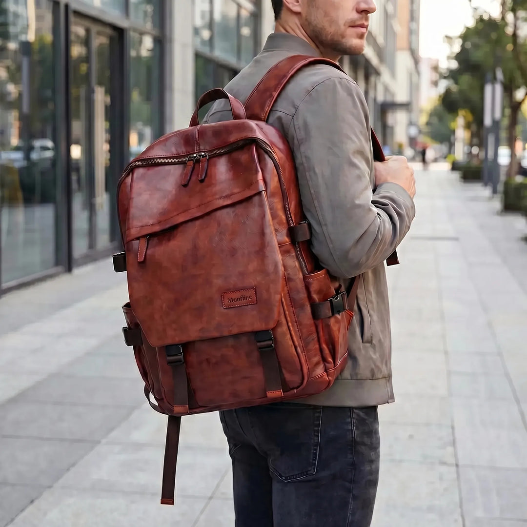 Burnished Vintage Backpack - Journiq
