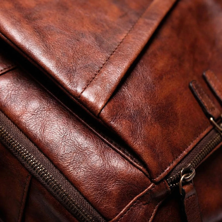 Burnished Vintage Backpack - Journiq