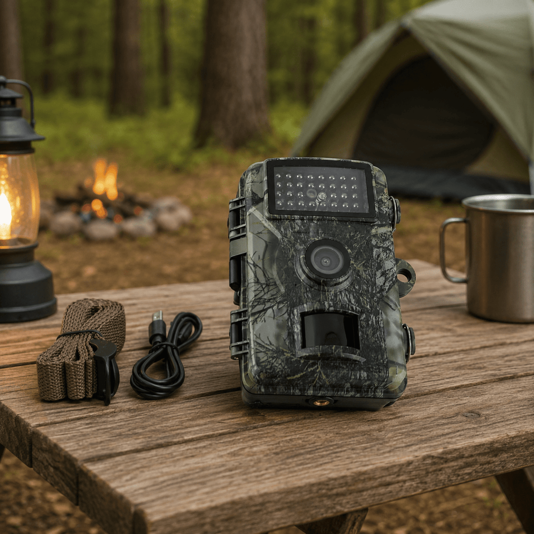 16MP Trail Camera with Night Vision and Motion Detection, Weatherproof 1