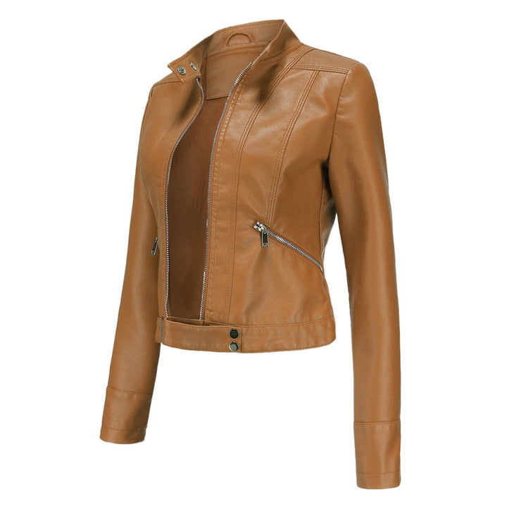 Classic Women's Leather Jacket with Timeless Style 12