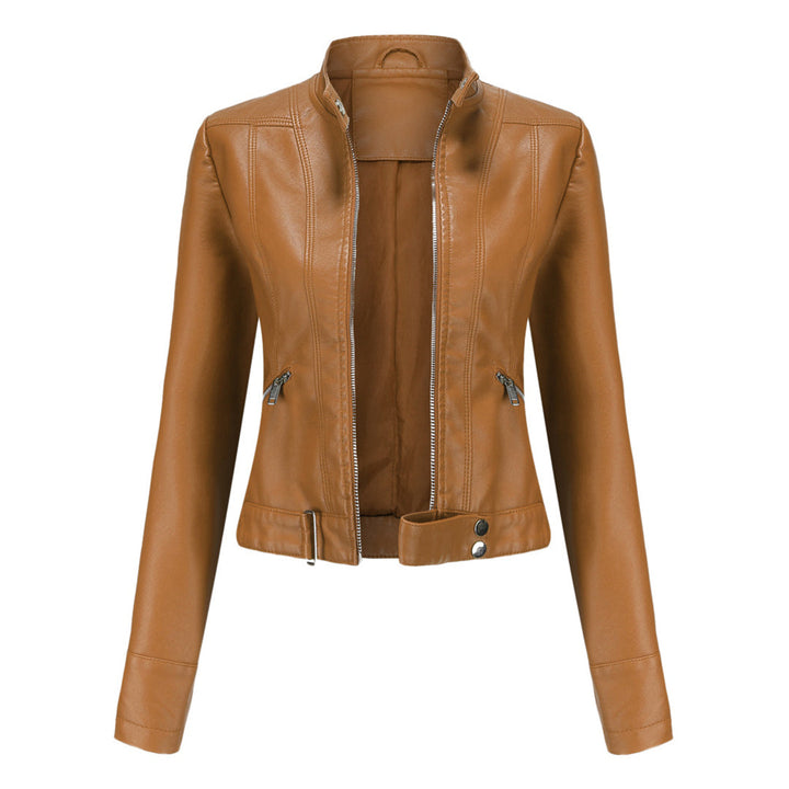 Classic Women's Leather Jacket with Timeless Style 5