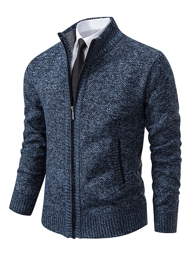 Men's Zip-Up Cardigan | Warm & Comfortable Regular Fit 4