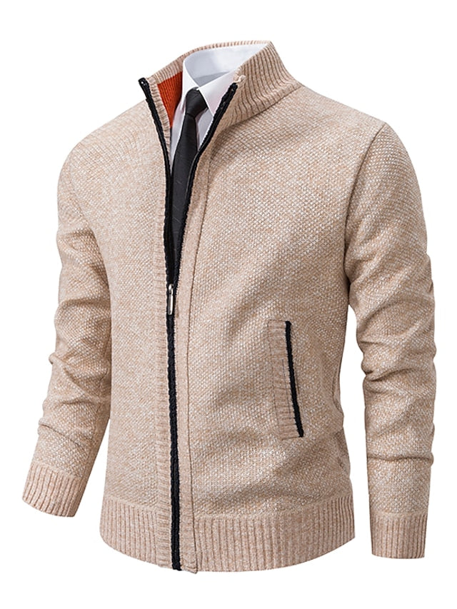 Men's Zip-Up Cardigan | Warm & Comfortable Regular Fit 1