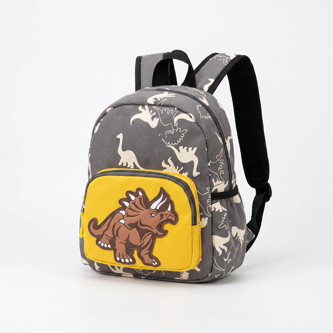 Cartoon Dinosaur Print Kids Backpack - Dinoro