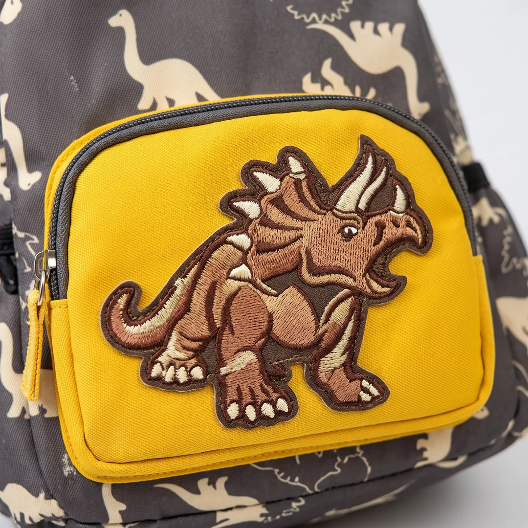 Cartoon Dinosaur Print Kids Backpack - Dinoro
