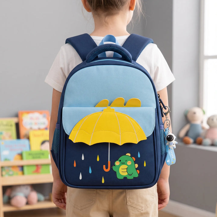 Cartoon Print Kids Backpack - Bumbly