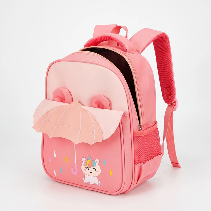 Cartoon Print Kids Backpack - Bumbly