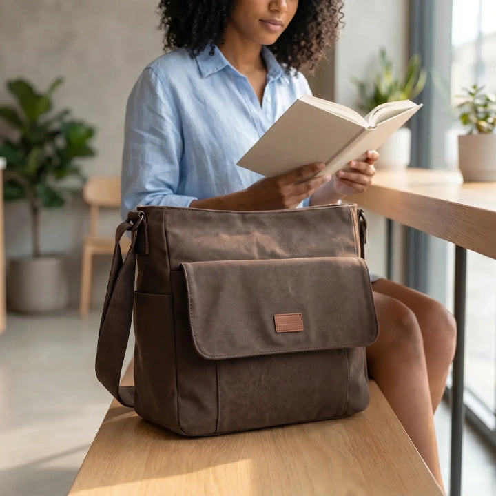 Casual Crossbody Messenger Bag - Cadrina
