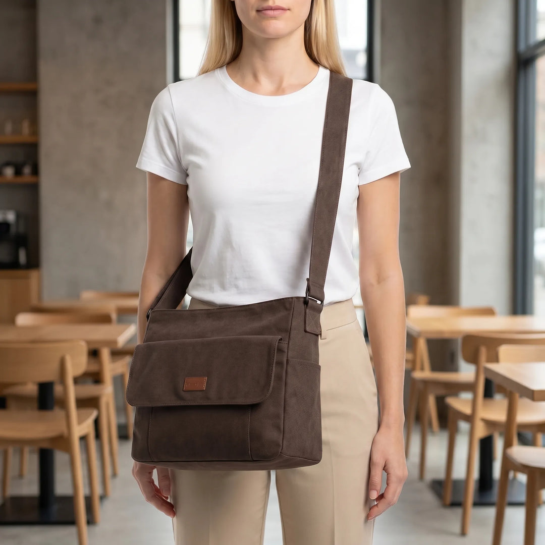 Casual Crossbody Messenger Bag - Cadrina