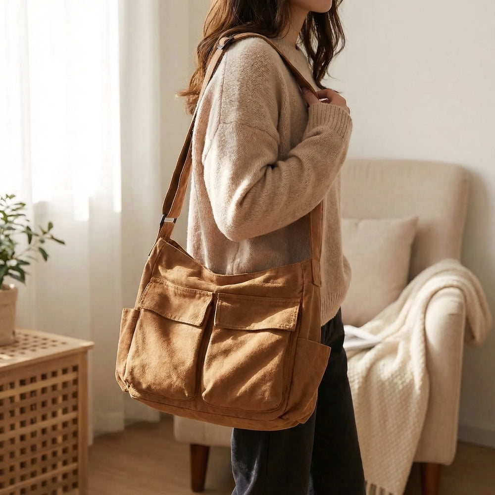 Casual Crossbody Messenger Bag - Paxela
