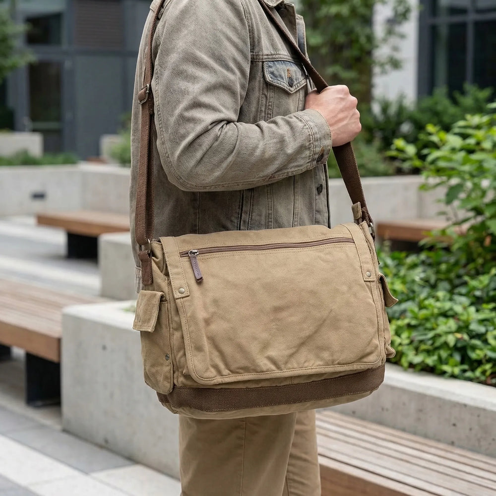 Casual Crossbody Messenger Bag - Vokura