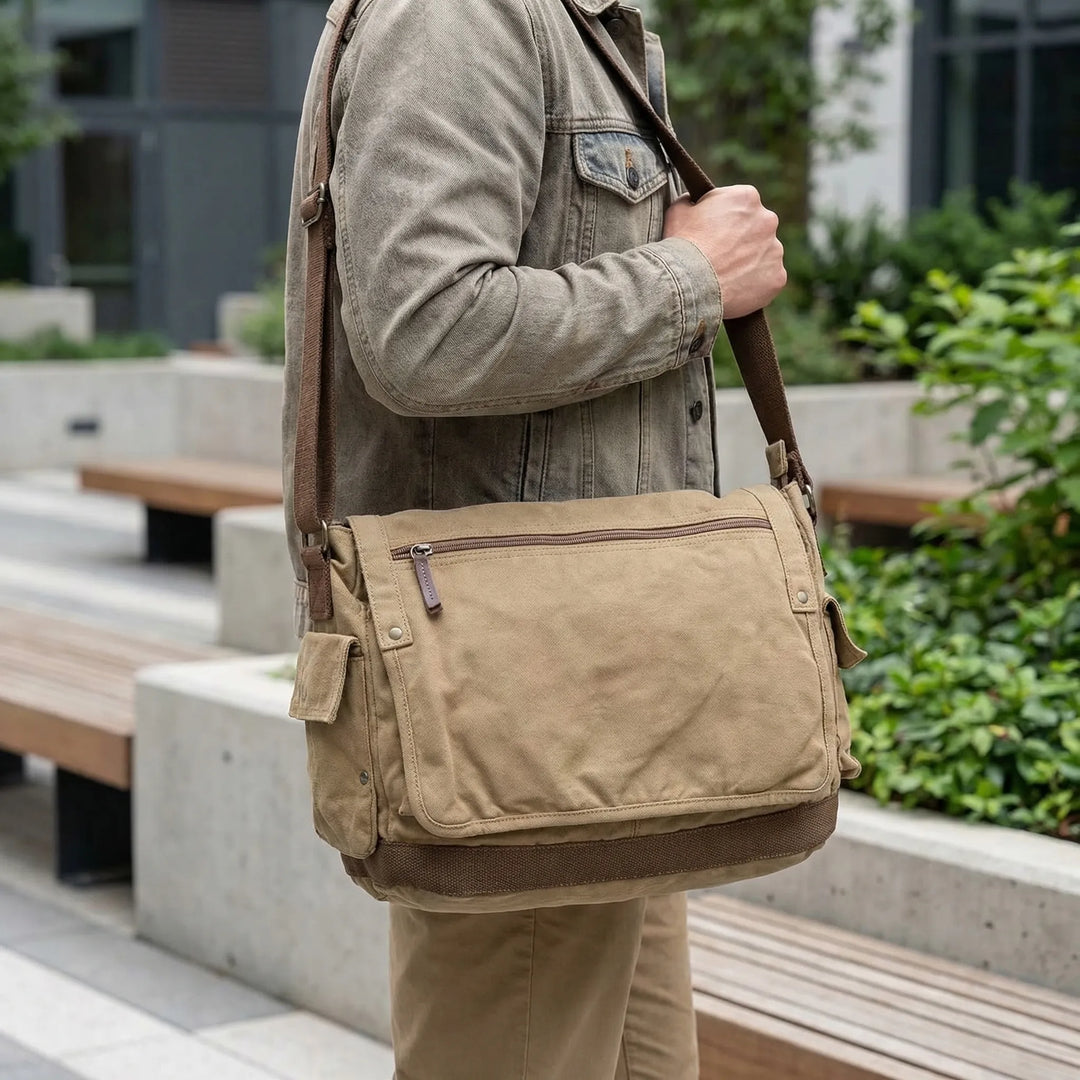 Casual Crossbody Messenger Bag - Vokura