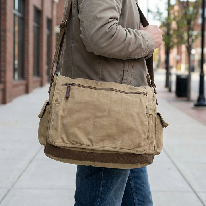 Casual Crossbody Messenger Bag - Vokura