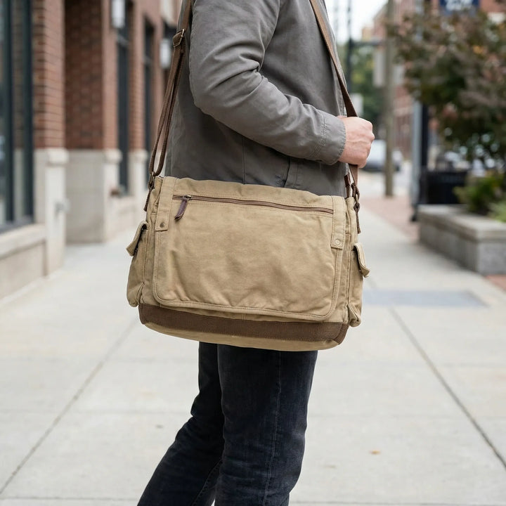Casual Crossbody Messenger Bag - Vokura