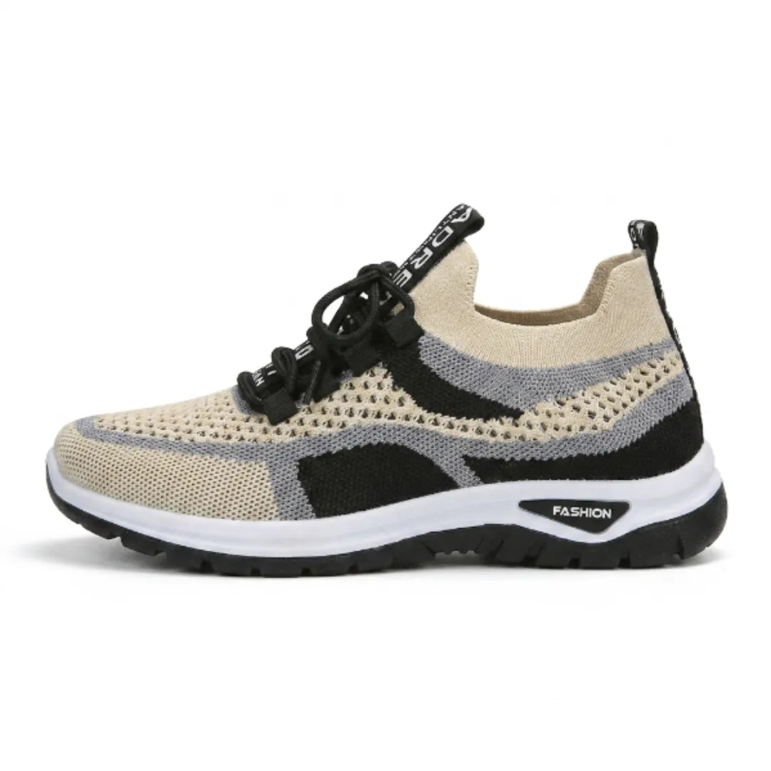 Women's Comfortable Casual Sneakers - Breathable Mesh, Wide Fit 37