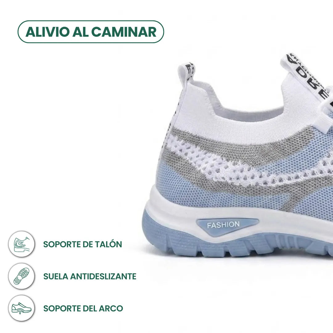 Women's Comfortable Casual Sneakers - Breathable Mesh, Wide Fit 4
