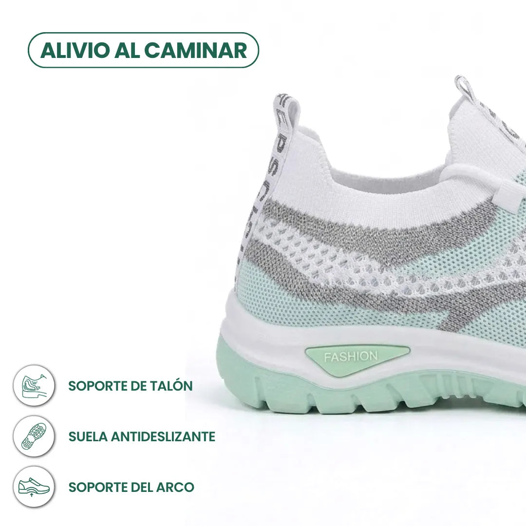 Women's Comfortable Casual Sneakers - Breathable Mesh, Wide Fit 13
