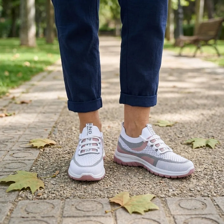 Women's Comfortable Casual Sneakers - Breathable Mesh, Wide Fit 20