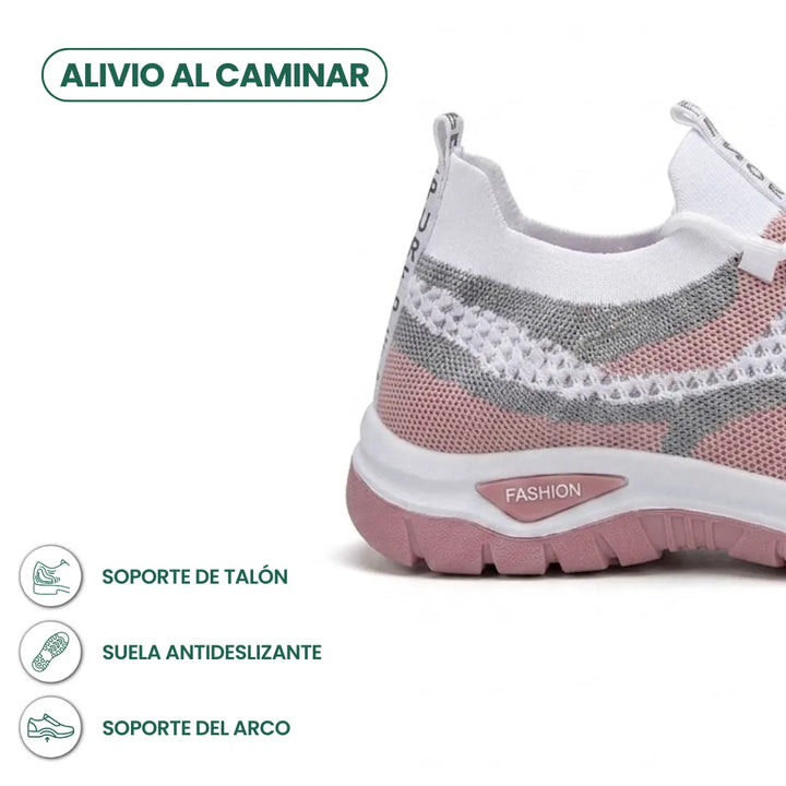 Women's Comfortable Casual Sneakers - Breathable Mesh, Wide Fit 22
