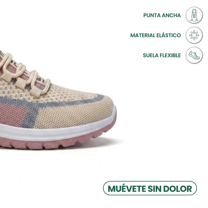 Women's Comfortable Casual Sneakers - Breathable Mesh, Wide Fit 32