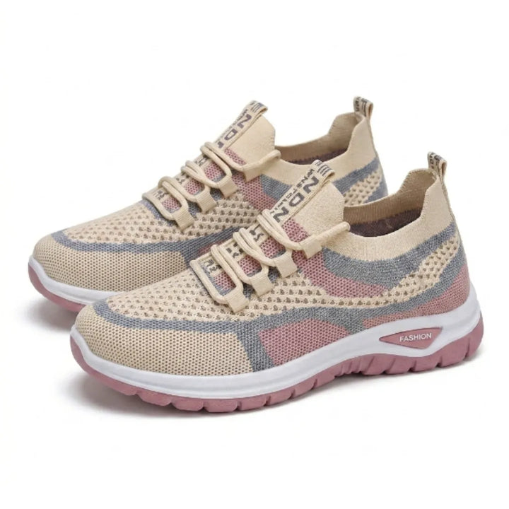 Women's Comfortable Casual Sneakers - Breathable Mesh, Wide Fit 34