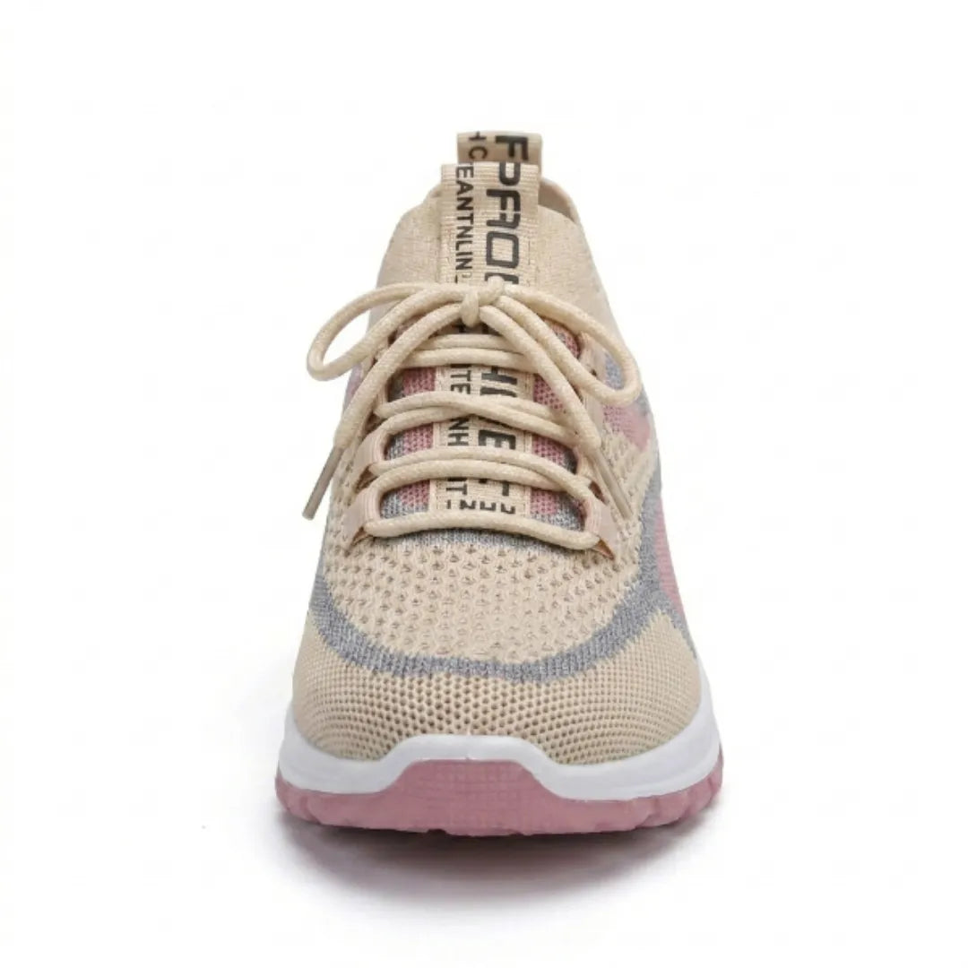Women's Comfortable Casual Sneakers - Breathable Mesh, Wide Fit 35