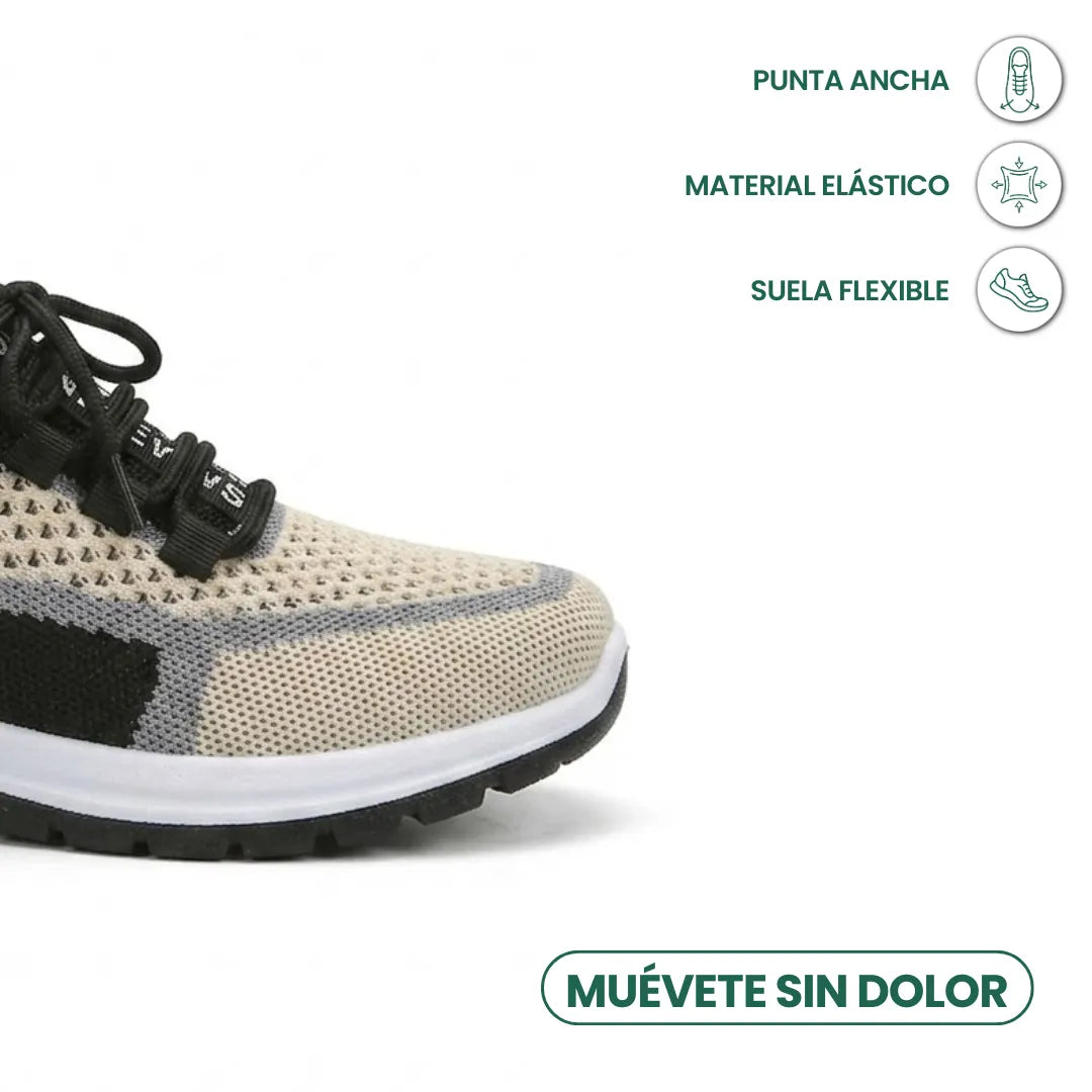 Women's Comfortable Casual Sneakers - Breathable Mesh, Wide Fit 41