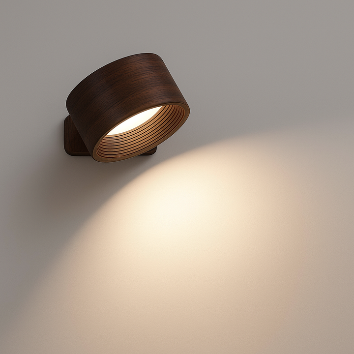 Cordless LED Wall Light with 360° Rotating Head, Touch Dimmer, 3 Colors 4