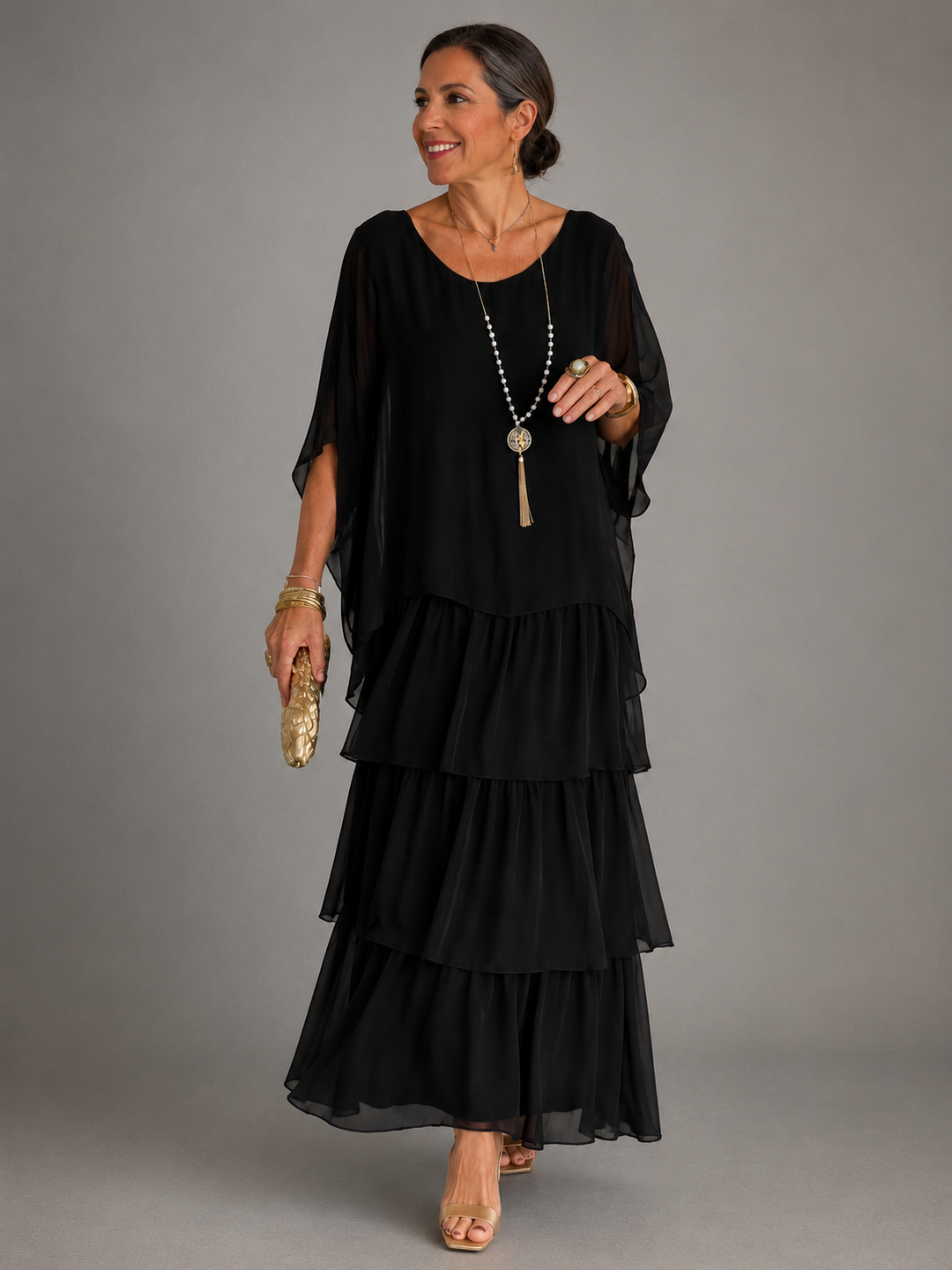 Elegant Flowing Maxi Dress 1